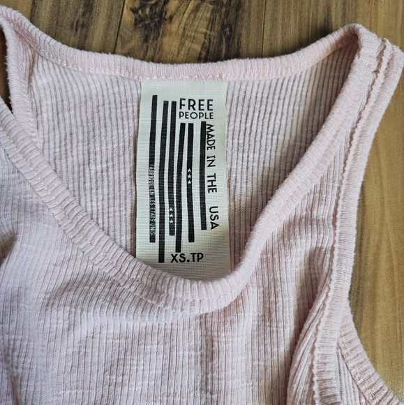Free People Tank Top Light Pink Size XS - Picture 2 of 5